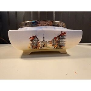 Vintage Sandland Ware Lancaster & Sandland Staffordshire English Village Jar